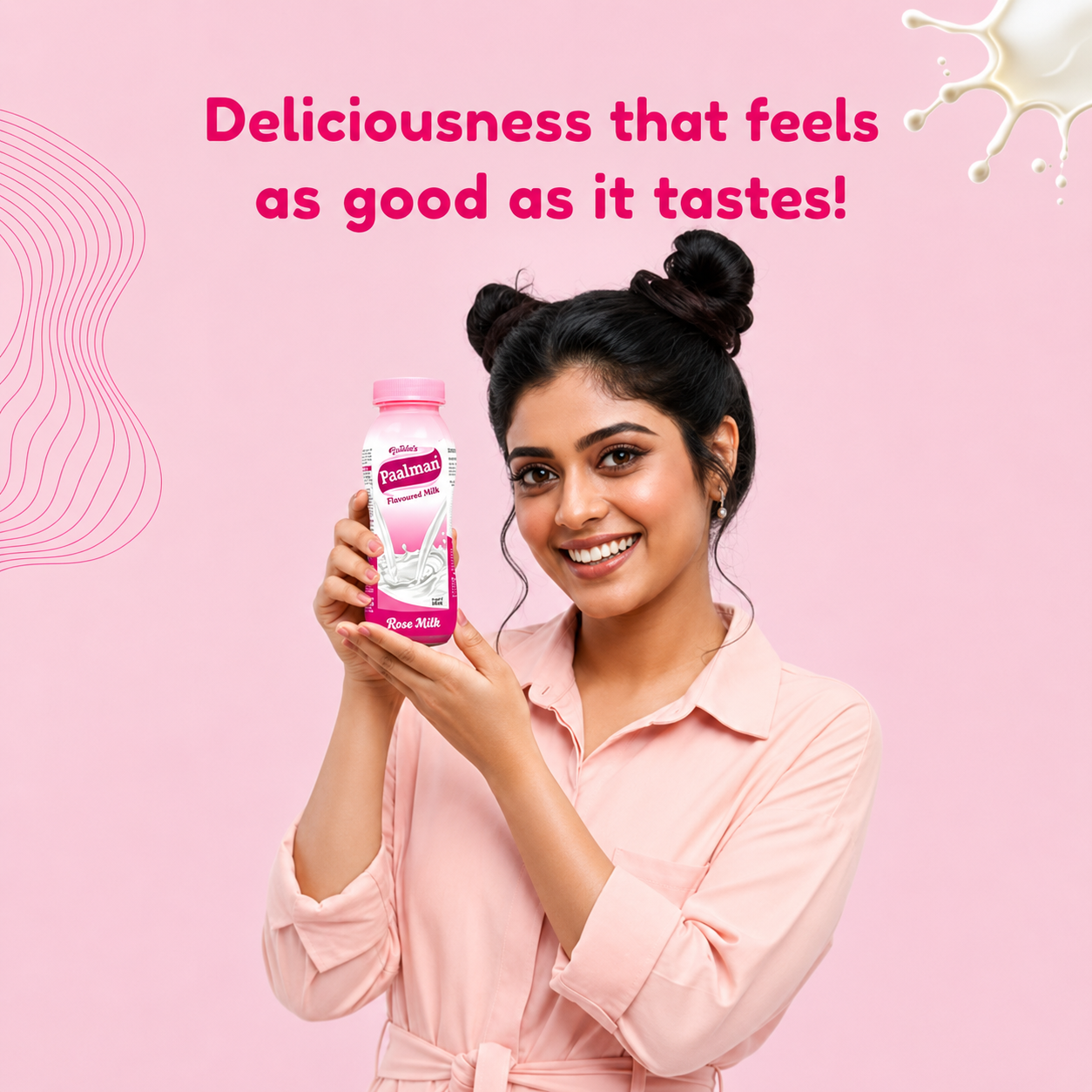 Dailee Paalman Rose Flavoured Milk
