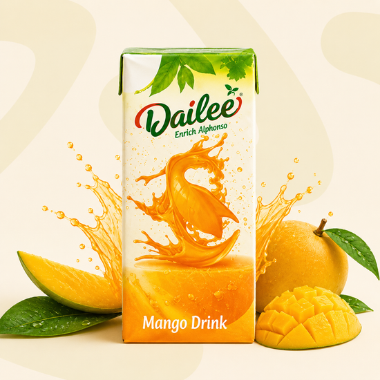 Dailee Mango ASP Drink - Tetra Pack