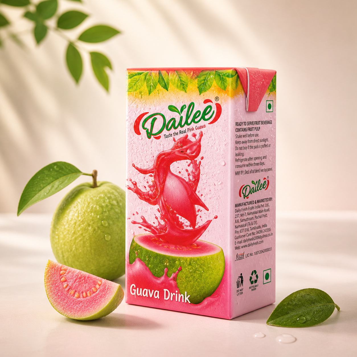 Dailee Guava ASP Drink - Tetra Pack