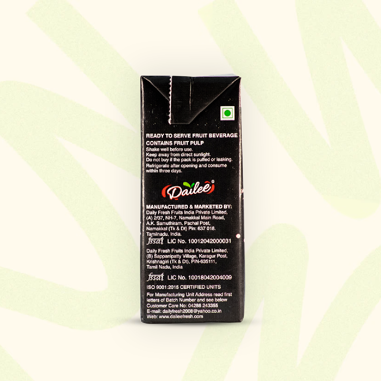 Dailee Lychee Drink ASP Drink - Tetra Pack